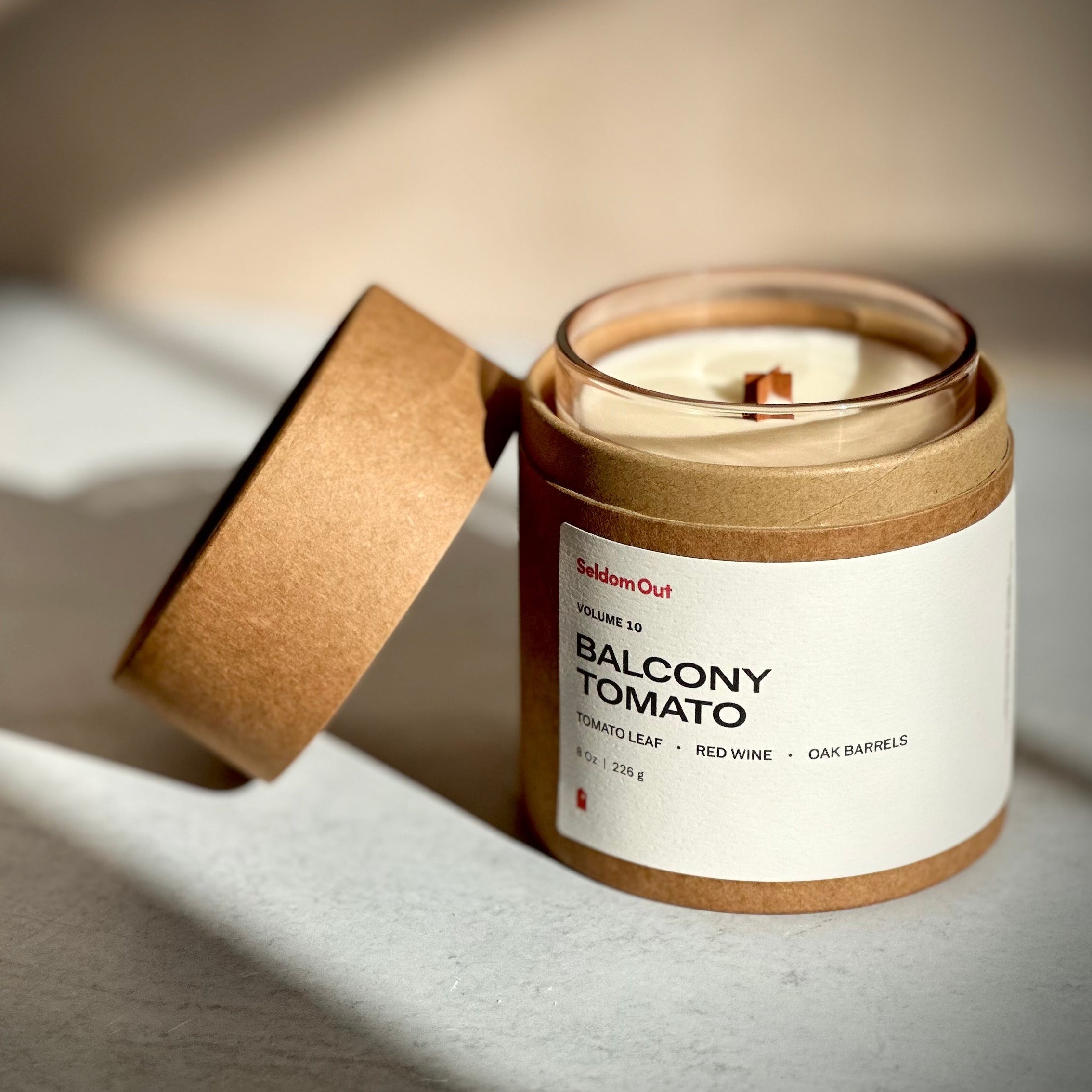 Vol 10. Balcony Tomato | Tomato Leaf & Red Wine Scented Candle by